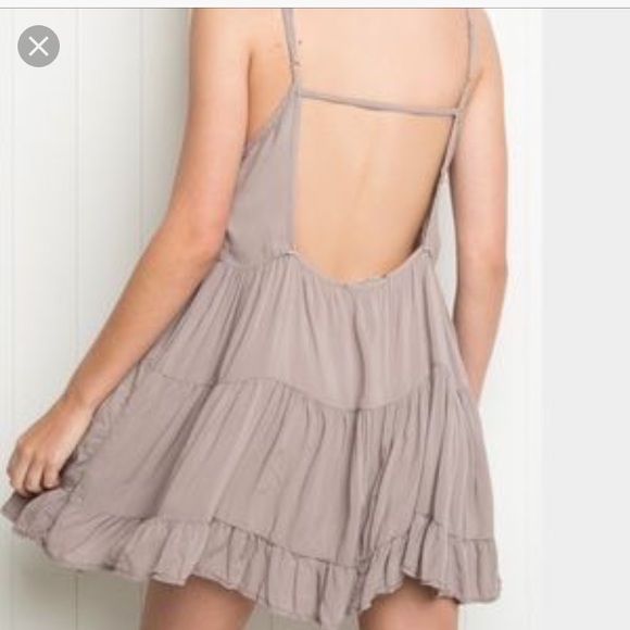 Brandy Melville Nylon Blush Pink Jada Dress 🔥Rare - Picture 3 of 4